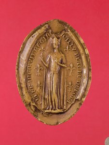 Sceau de Blanche de Castille (1188-1252) - French School