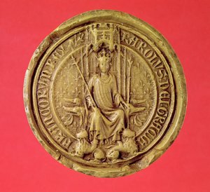 Sceau de Charles VII (1403-61) - French School