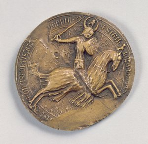 Sceau de Jean IV le Vaillant (1341-99) Duc de Bretagne