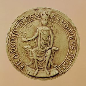 Sceau de Louis VIII (1187-1226) - French School