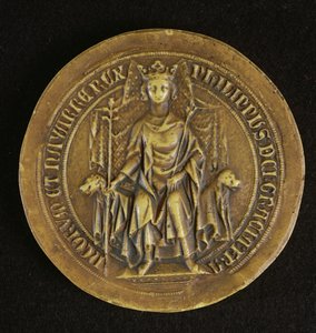 Sceau de Philippe V (1294-1322) Le Long, 1317