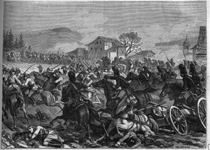 Deuxième Coalition (1798-1800) : Bataille de Stockach le 3 mai 1800 opposant la France et l
