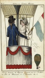 Deuxième ascension en ballon du Dr. Andre-Jacques Garnerin, 8 juillet 1798