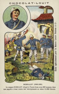 Sergent Jules Bobillot, soldat français, au siège de Tuyen Quang, Tonkin, guerre sino-française