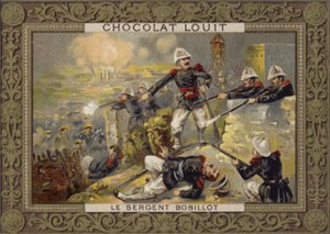 Le sergent Jules Bobillot, soldat français, au siège de Tuyên Quang, Tonkin, guerre franco-chinoise, 1884-1885 - French School