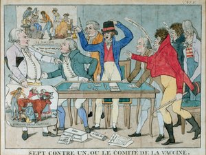 Sept contre un, ou le Comité de la Vaccine, vers 1800