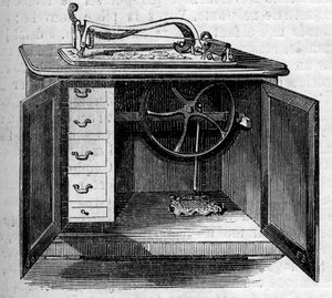 Machine à coudre - French School