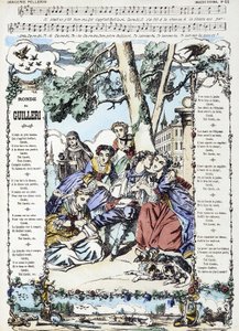 Partition de la chanson "Ronde de Guilleri" - image d