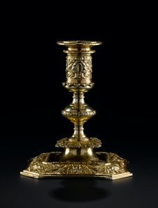 Chandelier en vermeil avec buse amovible, du service de toilette Lennoxlove, appartenant à Frances Teresa Stewart, duchesse de Richmond et Lennox : Français, Paris, par Pierre Masse, 1661 - 1662 - French School