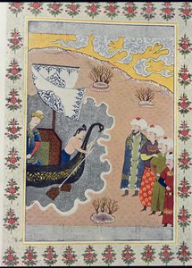 Sinbad embarquant, illustration pour Sinbad le marin, des Mille et Une Nuits, 1895 - French School