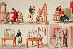 Six professions - French School