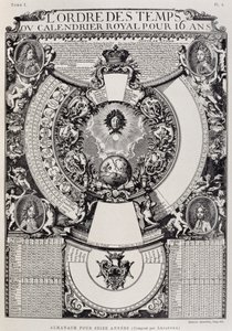 Almanach de seize ans conçu par Lepautre - French School