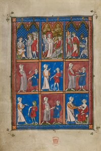 La Chirurgia, diverses scènes bibliques et médicales - French School