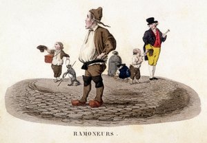 Petites cheminées criant dans les rues