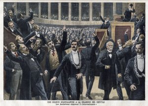Les socialistes chantant L