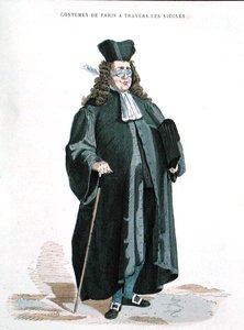 Avocat en 1725, de 