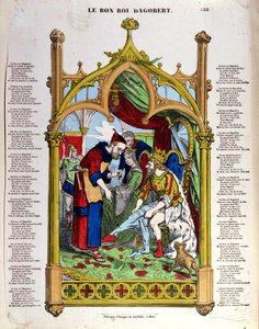 Paroles de la chanson Le Bon Roi Dagobert, milieu du 19e siècle - French School