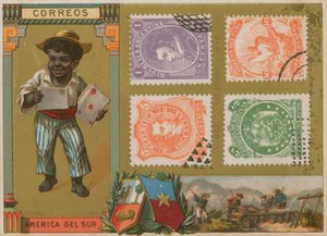 Timbres-poste sud-américains - French School