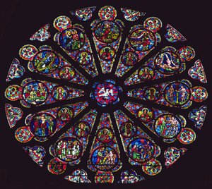 Rosace sud, 1235-40 - French School