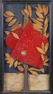 Souvenir de la Garde Nationale Parisienne, Section Armée du Bonnet Rouge, 1794 - French School