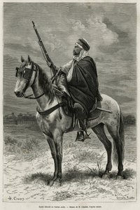 Spahi, cavalier efficace et redouté contribuant à la conquête de l