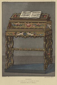 Épinette avec les armoiries de la princesse de Conti