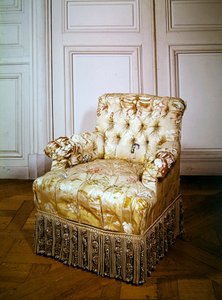Fauteuil bas, style Second Empire - French School