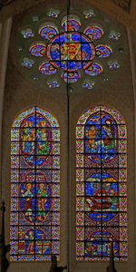 Saints Jean et Jacques; Adoration des Mages; La Nativité; La Fuite en Égypte; chevalier de Beaufort; donateurs - French School