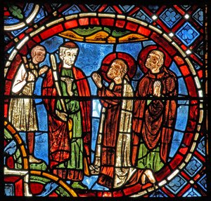 Saints Simon et Jude implorent la miséricorde - French School