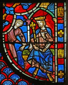 Saint Blaise exécuté devant un roi - French School