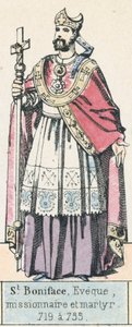 Saint Boniface, évêque, missionnaire et martyr, 719 à 735 - French School