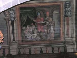 Saint Cornély accomplissant un miracle - French School