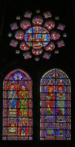 Saints Cosmos, Damien, Gervais et Protéus; prêtres donateurs; la Vierge et l