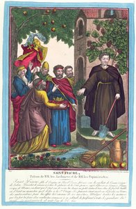 Saint Fiacre (d.670) 1841 - French School