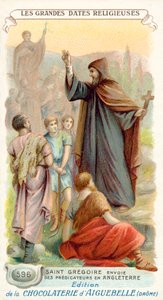 Saint Grégoire envoie des missionnaires en Angleterre, 596 - French School