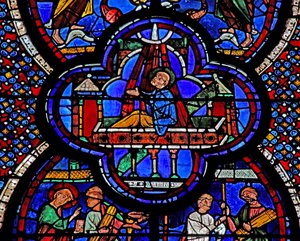 Fenêtre de Saint Jean : attend la mort et la résurrection