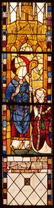 Saint Nicolas avec un donateur, de la Chapelle de Saint Nicolas, École normande, 1370