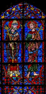 Saint Pierre et le Christ - French School