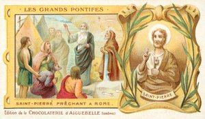 Saint Pierre prêchant à Rome - French School