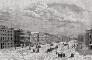 Saint-Pétersbourg, Russie en 1794, de 