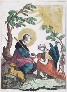 Saint Roch (1295-1327) Le Gentilhomme de Montpellier - French School