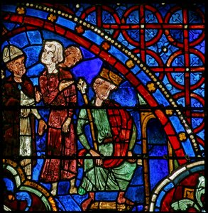 Saint Thomas Becket est présenté à Henri II - French School