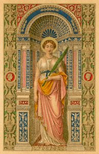 Sainte Agathe, Vierge et Martyre - French School