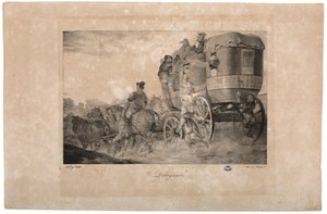 Diligence, 1823 - French School