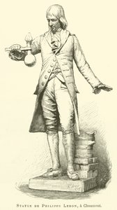 Statue de Philippe Lebon, a Chaumont - French School