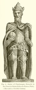Statue de Charlemagne - French School