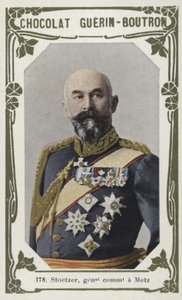 Stoetzer, général commandant à Metz - French School