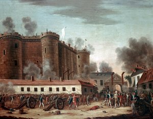 Prise de la Bastille, 14 juillet 1789 - French School