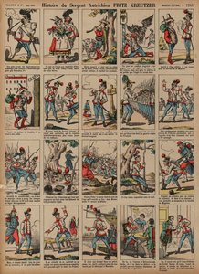 Histoire du soldat autrichien Sergent Fritz Kreutzer - French School