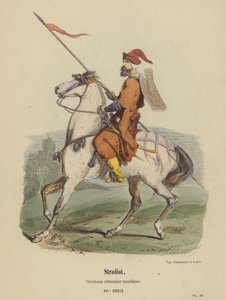 Stradiot, cavalerie albanaise auxiliaire, XVIe siècle - French School